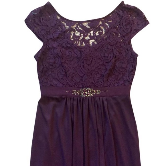 Adrianna Papell Illusion Neckline Cap Sleeve Dress - Picture 6 of 10